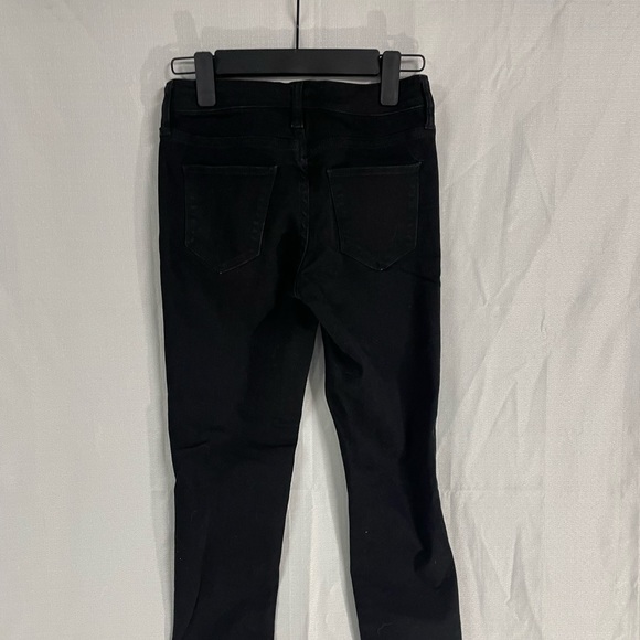 NWOT Black jeans by Universal Thread size 0, midrise skinny straight leg - Picture 3 of 4